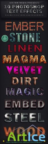 10 Photoshop Text Effects REUPLOAD