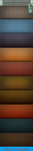 10 Varied Tileable Photoshop Patterns