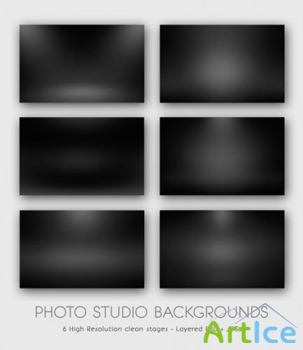 Dark Photo Studio Backgrounds Web Backdrop