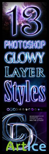 Creepy Glowy Photoshop Layer Styles REUPLOAD