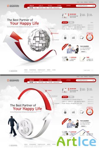 PSD Web Templates - Business Inovation 2