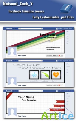 FaceBook TimeLine Covers PSD Template