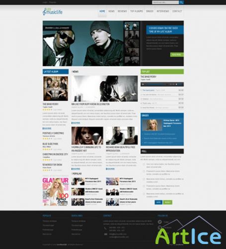 LeoTheme - Leo MusicLife Express Template For Joomla 2.5