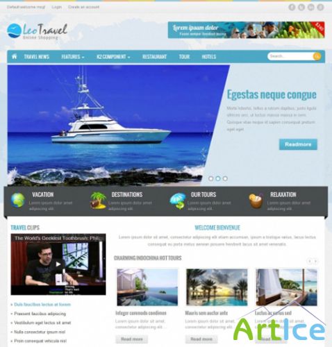 LeoTheme - Leo Travel2 for Joomla 2.5