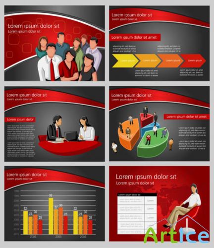 Business Financial Vector Background