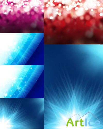 Gorgeous Fantasy Vector Backgrounds