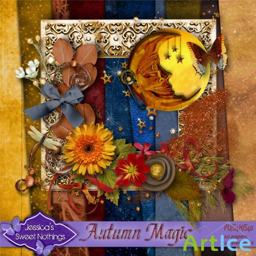 Scrap Set - Autumn Magic PNG and JPG Files