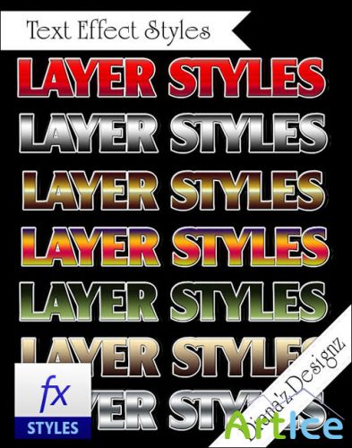 Text Effect Photoshop Layer Styles