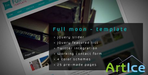 ThemeForest - Full moon v1.1 - HTML Template