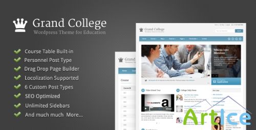 ThemeForest - Grand College v1.05 - Wordpress Theme For Education