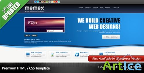 ThemeForest - Memex Business + Portfolio + Blog Template