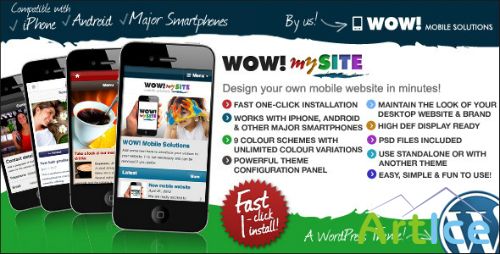 ThemeForest - WOW! mySite WordPress Mobile Theme v1.6