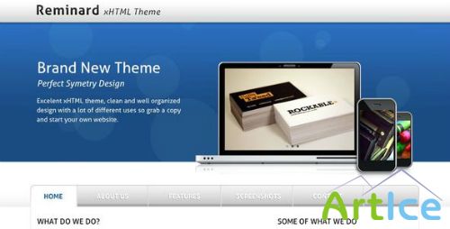 ThemeForest - Reminard xHTML Theme