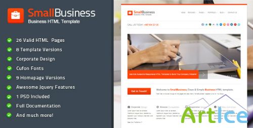 ThemeForest - SmallBusiness - Business HTML Template - FULL