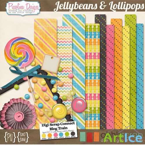 Scrap Set - JellyBeans & Lollipops