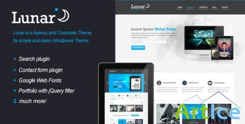 ThemeForest - Lunar - responsive corporate site template