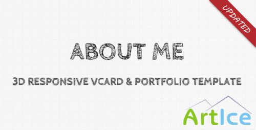 ThemeForest - AboutMe - 3D Responsive Vcard & Portfolio Template