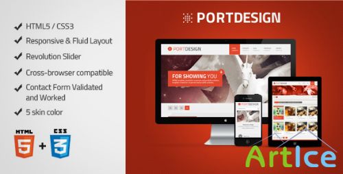 ThemeForest - Portdesign - Responsive HTML5 Template