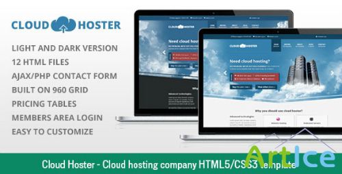 ThemeForest - Cloud Hoster - Modern Hosting Company HTML Theme