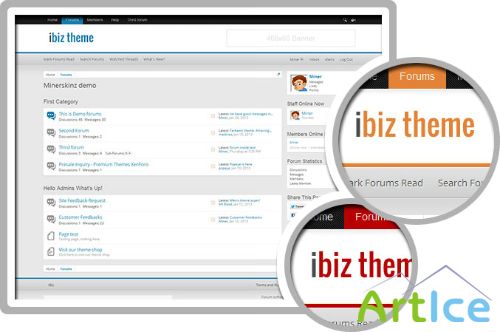 MinerSkinz - Ibiz v1.0.0 Theme Premium for XenForo v1.1.x