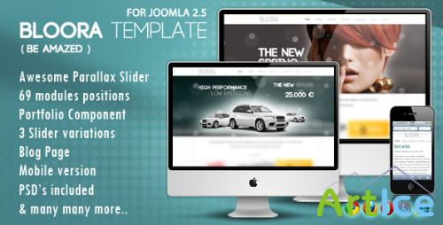 ThemeForest - Bloora Template for Joomla 2.5