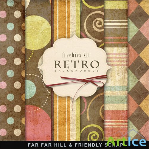 Textures - Retro Style Papers 4