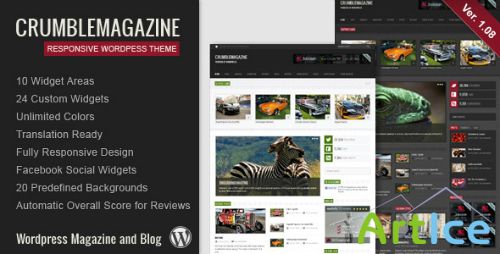 ThemeForest - Crumble v1.07 - Responsive Wordpress Magazine / Blog