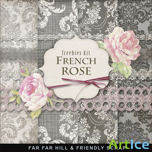Scrap-set - French Rose