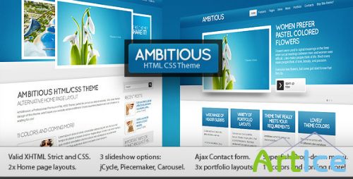 ThemeForest - Ambitious v1.12 - Business & Portfolio HTML CSS Theme - FULL