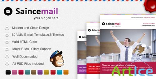 ThemeForest - Saincemail E-mail Template