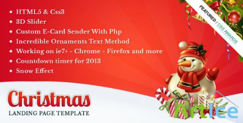 ThemeForest - Christmas Landing Page