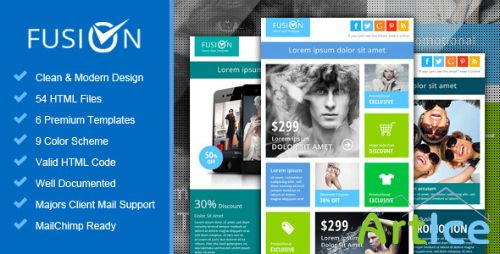 ThemeForest - Fusion - Metro Email Newsletter Template
