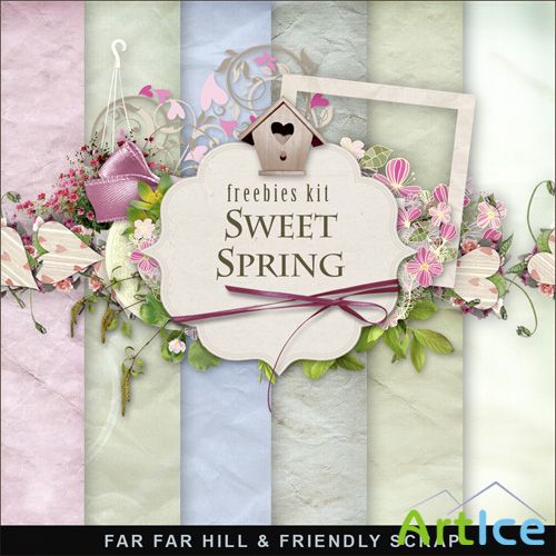 Scrap-set - Sweet Spring