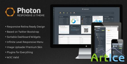 ThemeForest - Photon UI - Responsive Admin Panel Theme