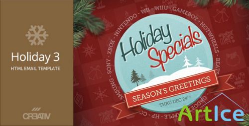 ThemeForest - Holiday 3 - HTML Email