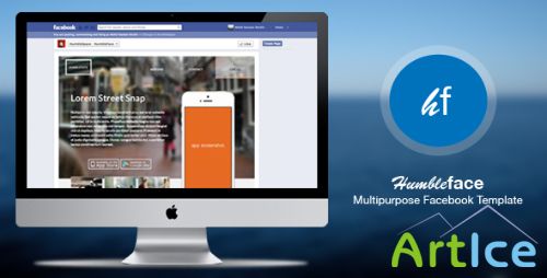 ThemeForest - HumbleFace - Multipurpose Facebook Template