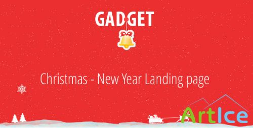 ThemeForest - Gadget - Christmas - New Year Landing Page