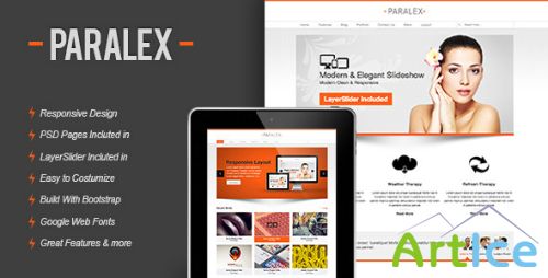 ThemeForest - Paralex - Responsive HTML5 Template