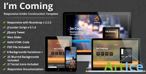 ThemeForest - Im Coming Responsive Under Construction Template