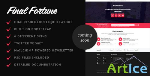 ThemeForest - Final Fortune Coming Soon page