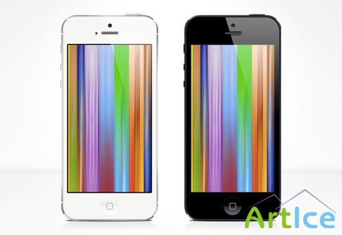MediaLoot - iPhone 5 - Free PSD Mock-up
