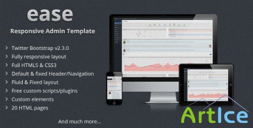 ThemeForest - ease - Responsive Admin Template