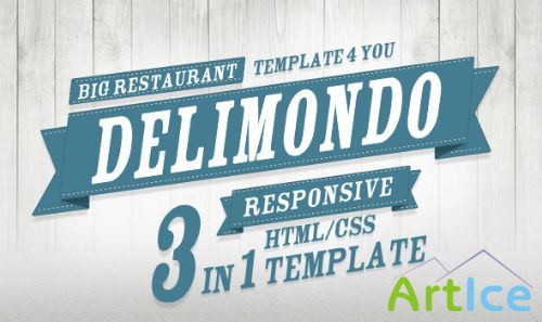 ThemeForest - Delimondo Fully Responsive HTML | 3 Styles