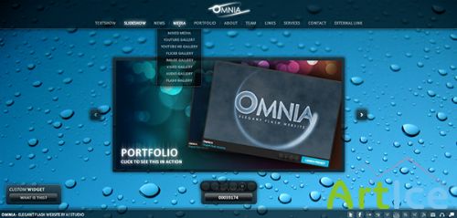 ActiveDen - OMNIA - Elegant Flash Website - Nulled Rip