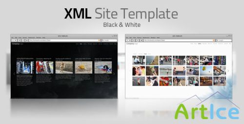 ActiveDen - XML Template V7 ( White & Black ) - Retail