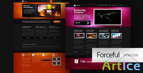 ThemeForest - Forceful HTML/CSS Theme