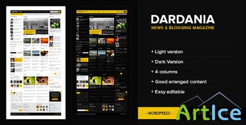 ThemeForest - Dardania v1.0 - News & Blogging Magazine Wordpress Theme