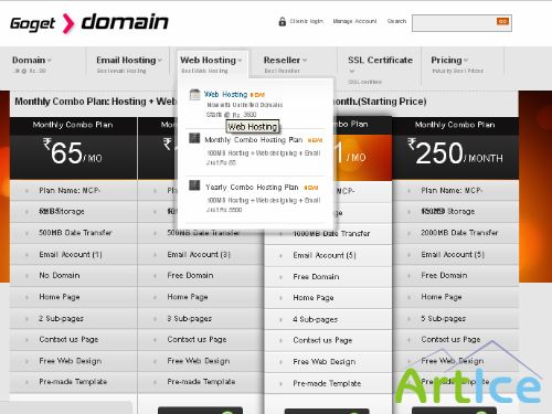 Goget Domain Hosting Template Nulled by TPB Blog