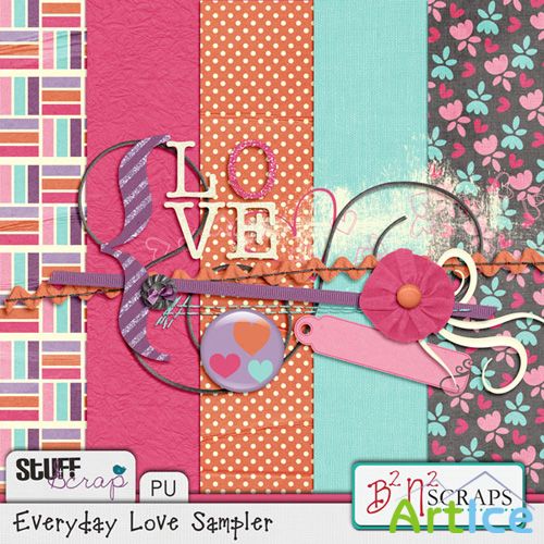 Scrap Set - Everyday Love Sampler