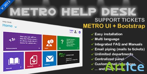 CodeCanyon - Metro Help Desk Support Tickets